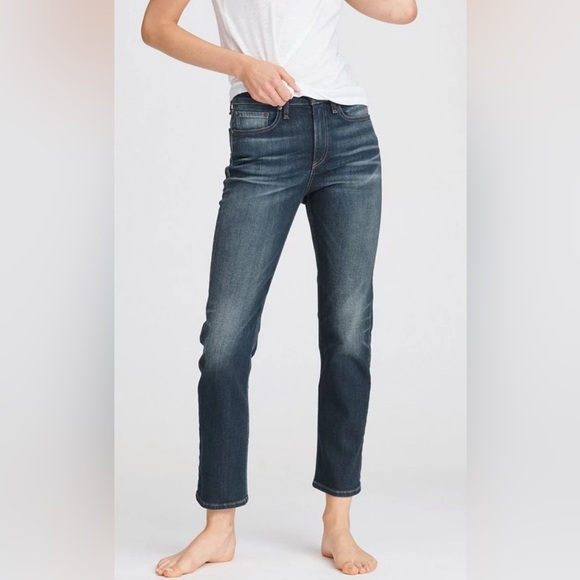 Rag & Bone Nina High Rise Ankle Cigarette in Arrowmill - 28 - Picture 1 of 8